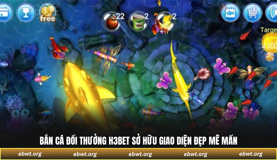 Bắn cá đổi thưởng H3BET sở hữu giao diện đẹp mê mẩn
