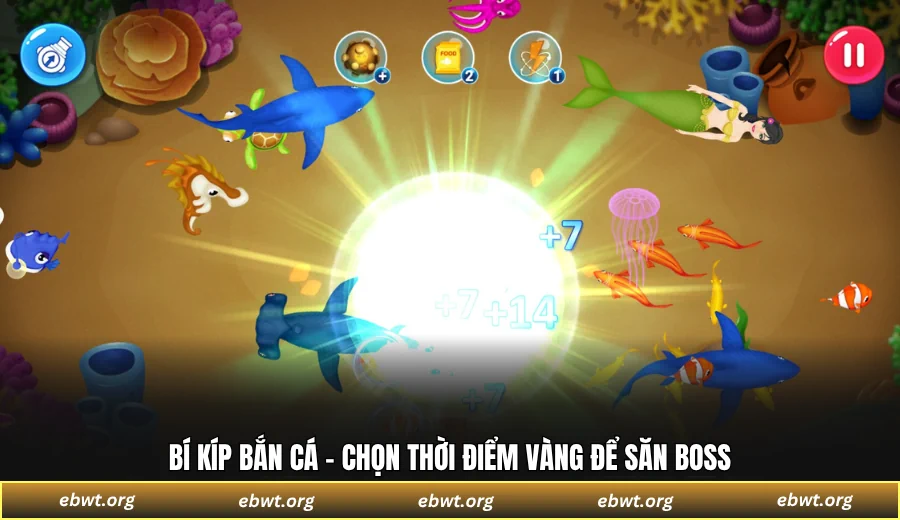 Bí kíp bắn cá - Chọn thời điểm vàng để săn boss