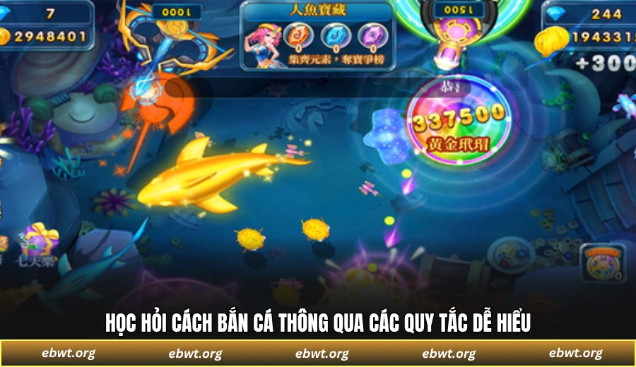 Học hỏi cách bắn cá thông qua các quy tắc dễ hiểu