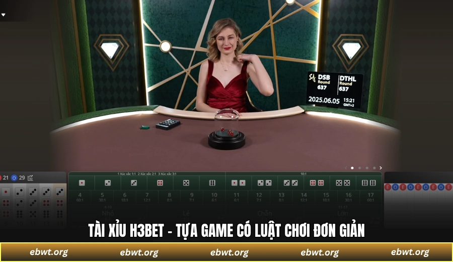 Tài Xỉu H3BET - Tựa game có luật chơi đơn giản
