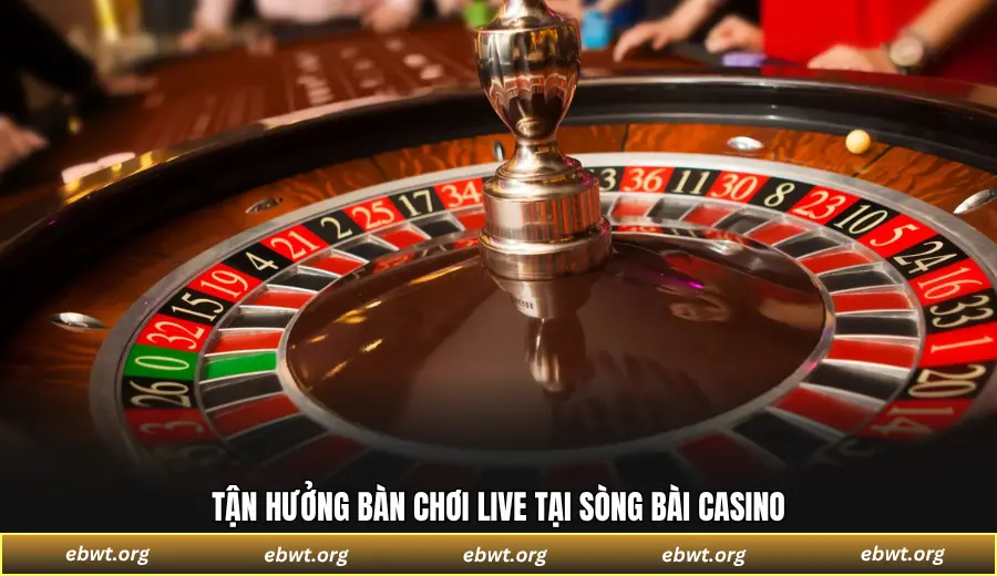 Tận hưởng bàn chơi live tại Sòng bài Casino H3BET
